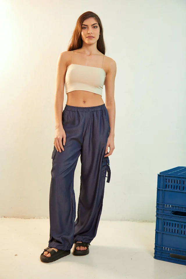 9800054 - pantalon parachute denim