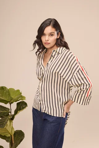 1400057 - CAMISA RAYADA JACINTA - Vista 2