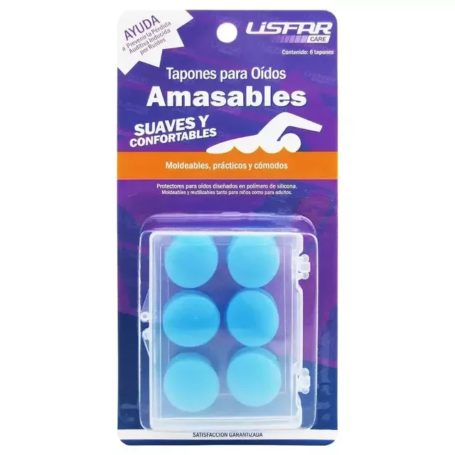 LISFAR TAPONES P/OIDOS X 6