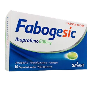 FABOGESIC RA 600MG CAPS X10 - Vista 1