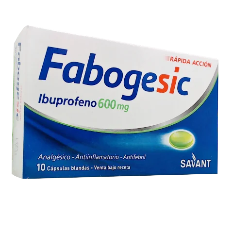 FABOGESIC RA 600MG CAPS X10