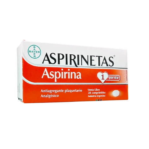 ASPIRINETAS COMP X 28