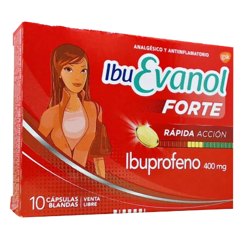 IBU EVANOL FORTE 400 TAB X10