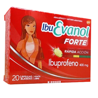 IBU EVANOL FORTE 400 TAB X20 - Vista 1