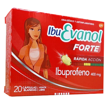 IBU EVANOL FORTE 400 TAB X20