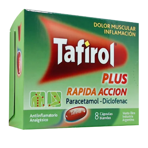 TAFIROL PLUS R/ACC CAPS BLX 8