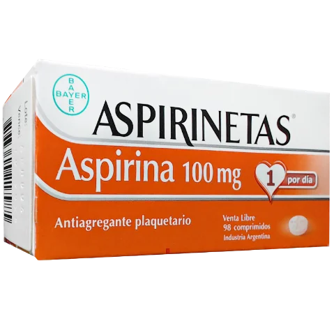ASPIRINETAS COMP X 98
