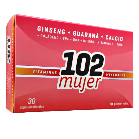 102 MUJER CAPS X 30