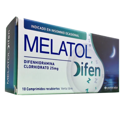 MELATOL DIFEN 25 MG COMP X 10