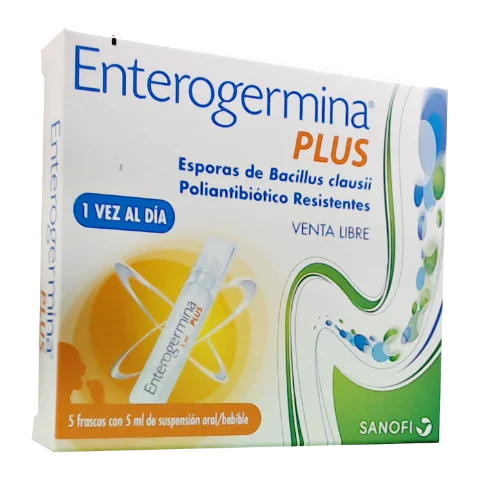 ENTEROGERMINA PLUS AMP BEB X5