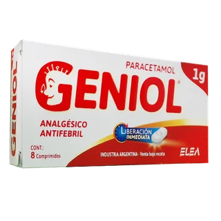 GENIOL 1000 MG BLIS X  8 - Vista 1