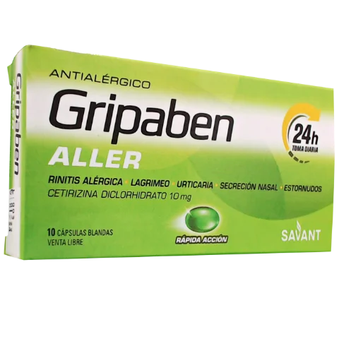 GRIPABEN ALLER CAPS X 10