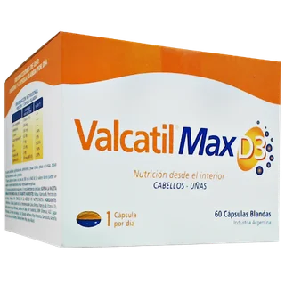 VALCATIL MAX D3  CAPS X 60 - Vista 1