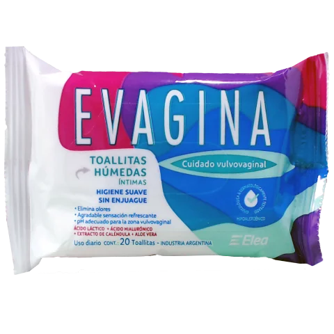 EVAGINA TOALLITAS HUMEDAS X20