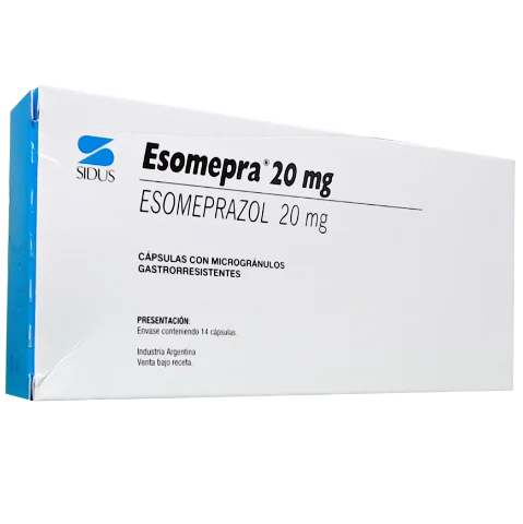 ESOMEPRA 20 MG CAPS X 14