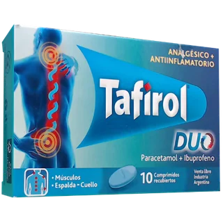 TAFIROL DUO COMP BL X 10 - Vista 1