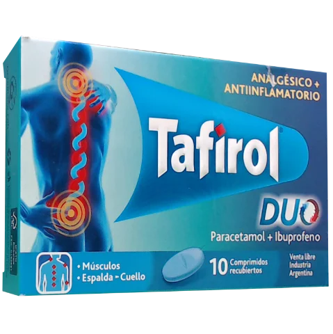 TAFIROL DUO COMP BL X 10