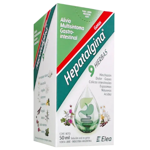 HEPATALGINA 9 HIERB.GTS X50ML