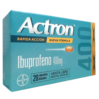 ACTRON 400 RA NF CAPS X 20 - Vista 1