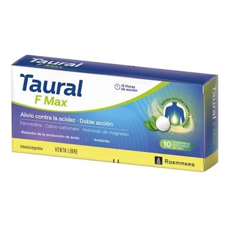 TAURAL F MAX 10 MG COMP X 10