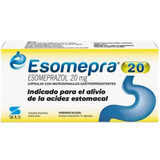 ESOMEPRA 20 MG CAPS X 14 - Vista 1