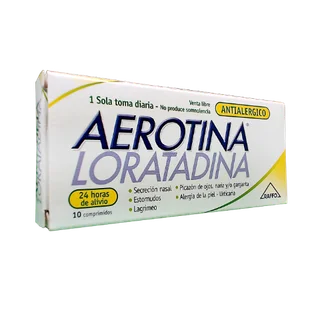 AEROTINA  10 MG COMP X 10 - Vista 1