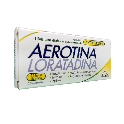 AEROTINA 10 MG COMP X 10