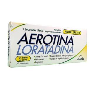 AEROTINA  10 MG COMP X 30 - Vista 1
