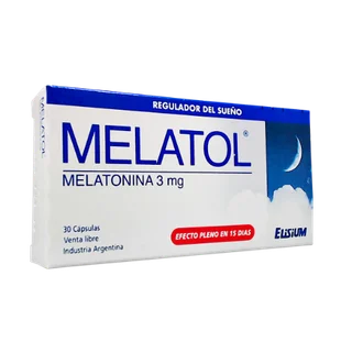 MELATOL 3 MG CAPS X 30 - Vista 1