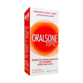 ORALSONE TOPIC SOL X 20 ML - Vista 1