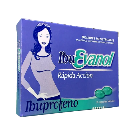 IBU EVANOL RAPIDA ACCION X10