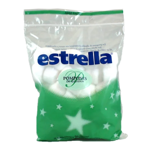 ESTRELLA POMPONES ALGODX 50
