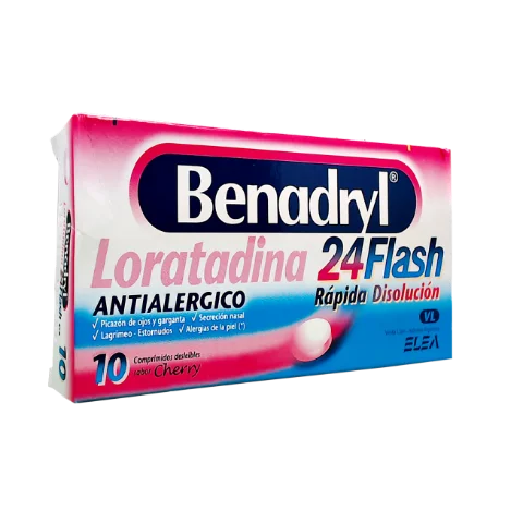 BENADRYL 24 FLASH  COMP X 10