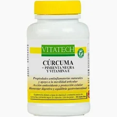 VITATECH CURC+P+VIT E CAPSX30 - Vista 1