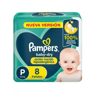 PAMPERS BABYDRY PEQ      X  8 - Vista 1