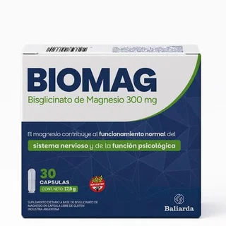 BIOMAG 300 MG CAPS X 30 - Vista 1