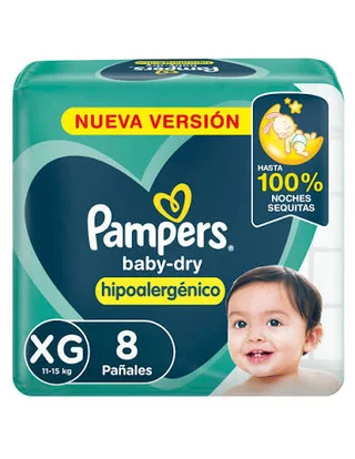 PAMPERS BABYDRY XG       X  8 - Vista 1
