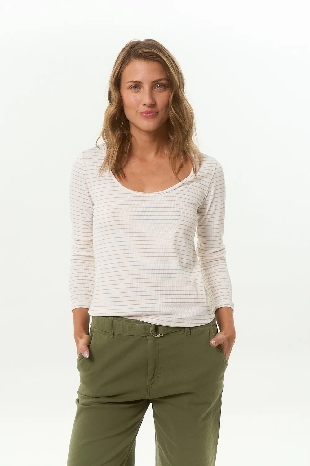 REMERA ML BROCK STRIPE