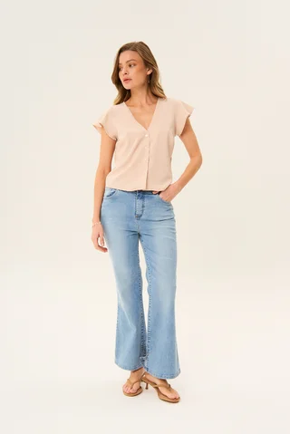 Jeans Cropp Flare Ostia - Vista 2