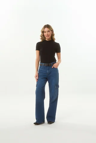 JEANS CARGO VERONA BLUE - Vista 1