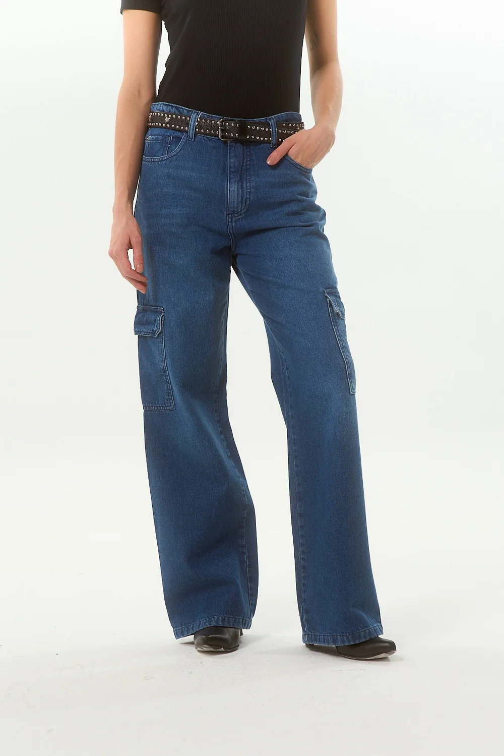 JEANS CARGO VERONA BLUE