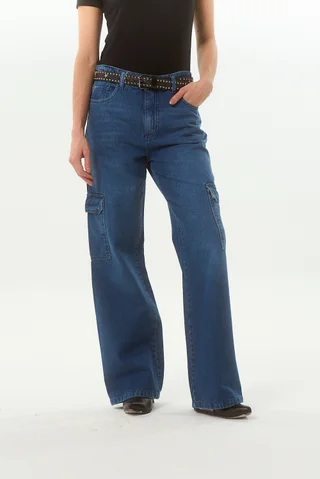 JEANS CARGO VERONA BLUE - Vista 2