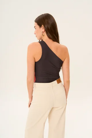 Top Champagne Print - Vista 3