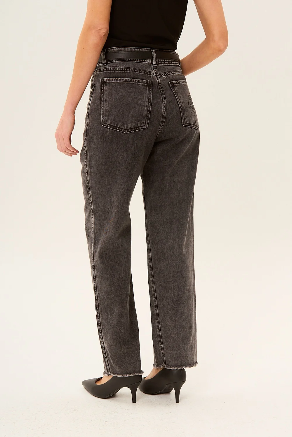 Jeans Straight Churro Black