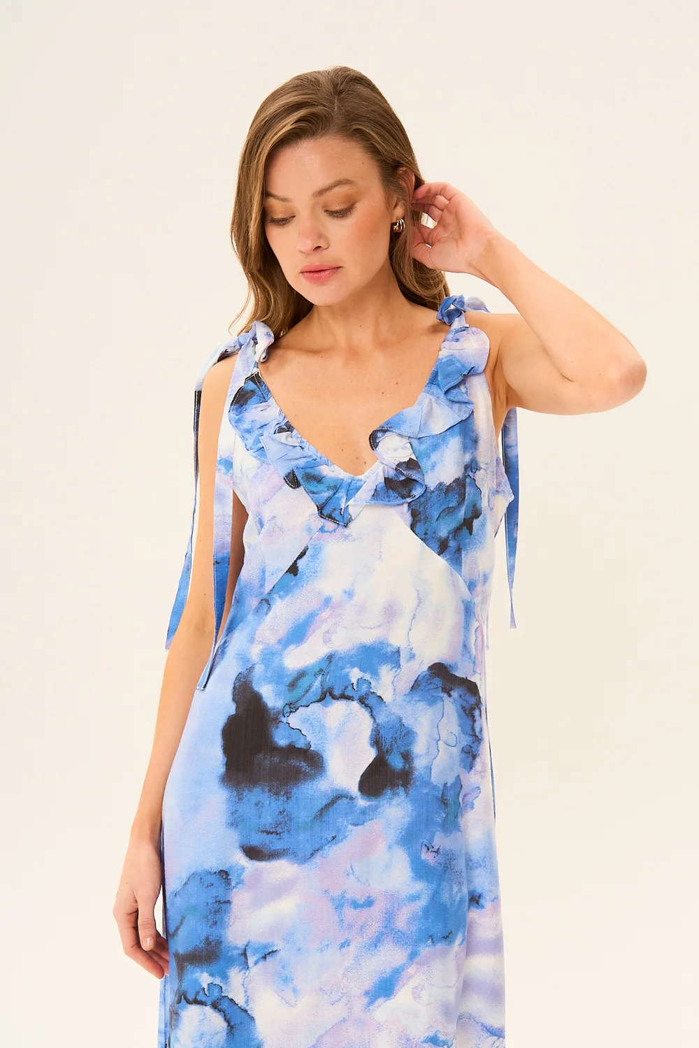 Vestido Tiki Print