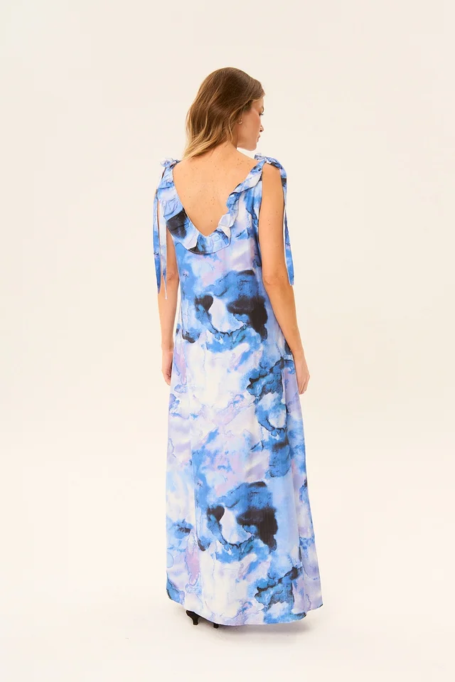 Vestido Tiki Print