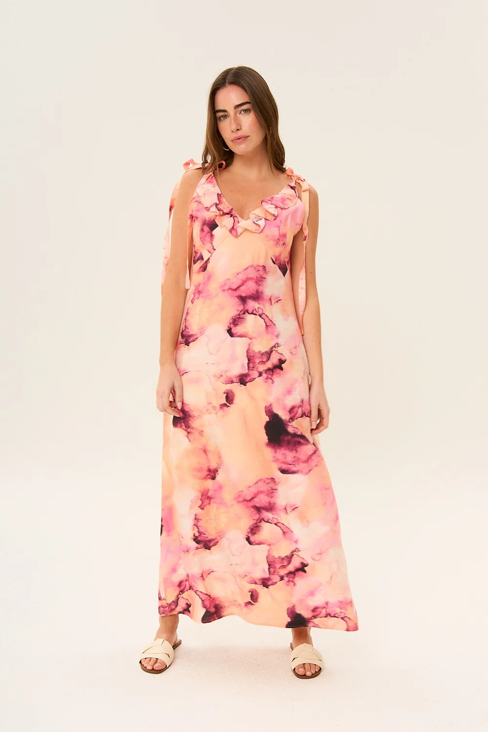 Vestido Tiki Print