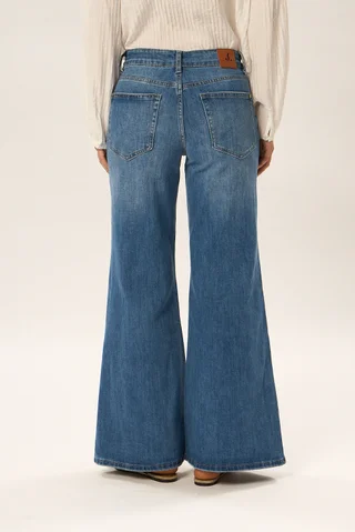 Jeans Wide Leg Aloe - Vista 3