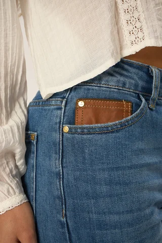 Jeans Wide Leg Aloe - Vista 4