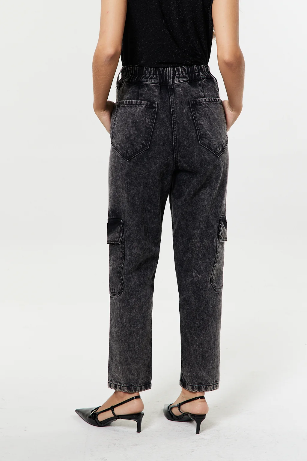 JEANS BAGGY KETEL BLACK